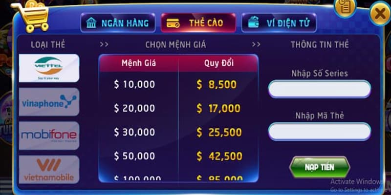 Nạp Tiền Rikvip
